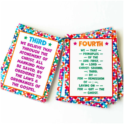 LDS Articles of Faith Posters and Booklets - Digital Download