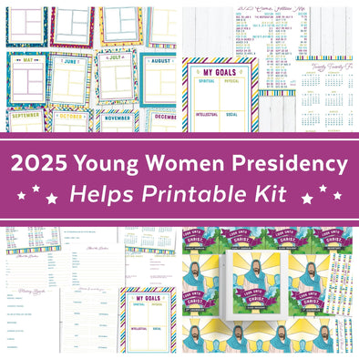 2025 LDS Young Women Presidency Kit | Look Unto Christ | Doctrine and Covenants 6:36 | LDS Youth Theme 2025