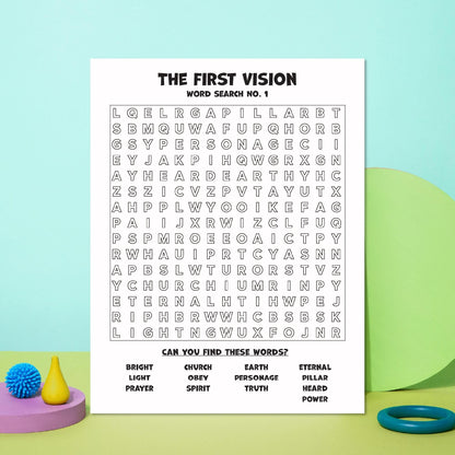 First Vision LDS Activity Bundle for kids 8-11 - LDS Come Follow Me 2025 - January LDS Sunday School Primary 2025 - Church History