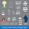 Youth Theme 2025 LDS Logos in SVG and PNG | Doctrine and Covenants 6:36 | Look Unto Christ | lds Trek | lds Girls Camp | Digital Download