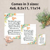 Articles of Faith Printable Posters Floral - LDS Primary - Digital Download - Memorization Tools