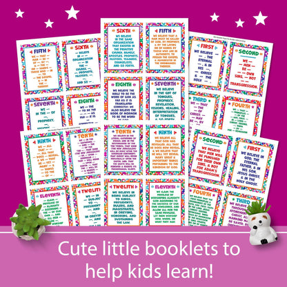 LDS Articles of Faith Posters and Booklets - Digital Download