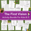 First Vision LDS Activity Bundle for kids 8-11 - LDS Come Follow Me 2025 - January LDS Sunday School Primary 2025 - Church History