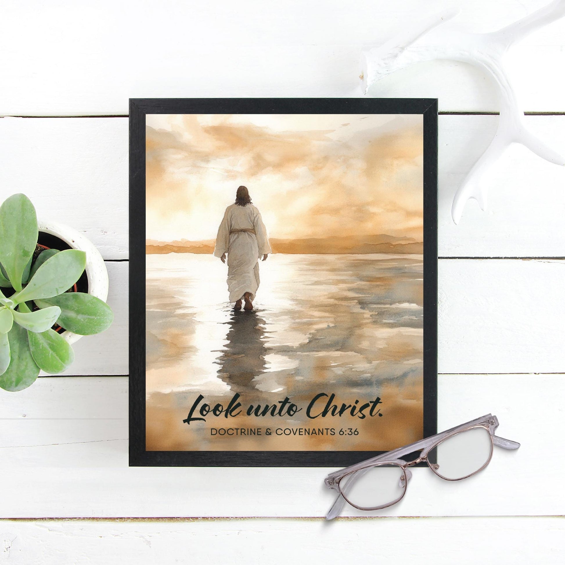 2025 Look Unto Christ Printable Posters Gifts Bookmark - Young Women Gift- Come Follow Me Doctrine and Covenants - Add any language!