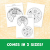 Lucky To Have Jesus St Patrick's Day Craft - Printable St. Patrick's Day Bible Coloring Wheel - Christian Kids Craft-Sunday School Activity