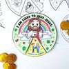 Lucky To Have Jesus St Patrick's Day Craft - Printable St. Patrick's Day Bible Coloring Wheel - Christian Kids Craft-Sunday School Activity