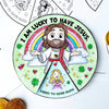 Lucky To Have Jesus St Patrick's Day Craft - Printable St. Patrick's Day Bible Coloring Wheel - Christian Kids Craft-Sunday School Activity