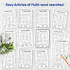 Articles of Faith Coloring Word Searches - LDS Primary Activities Games - LDS Sunday Printables - Digital Downloads for Family Activities