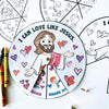 Love Like Jesus Valentine's Day Craft - Christian Kids Activity - Bible Lesson Printable - Homeschool Fun