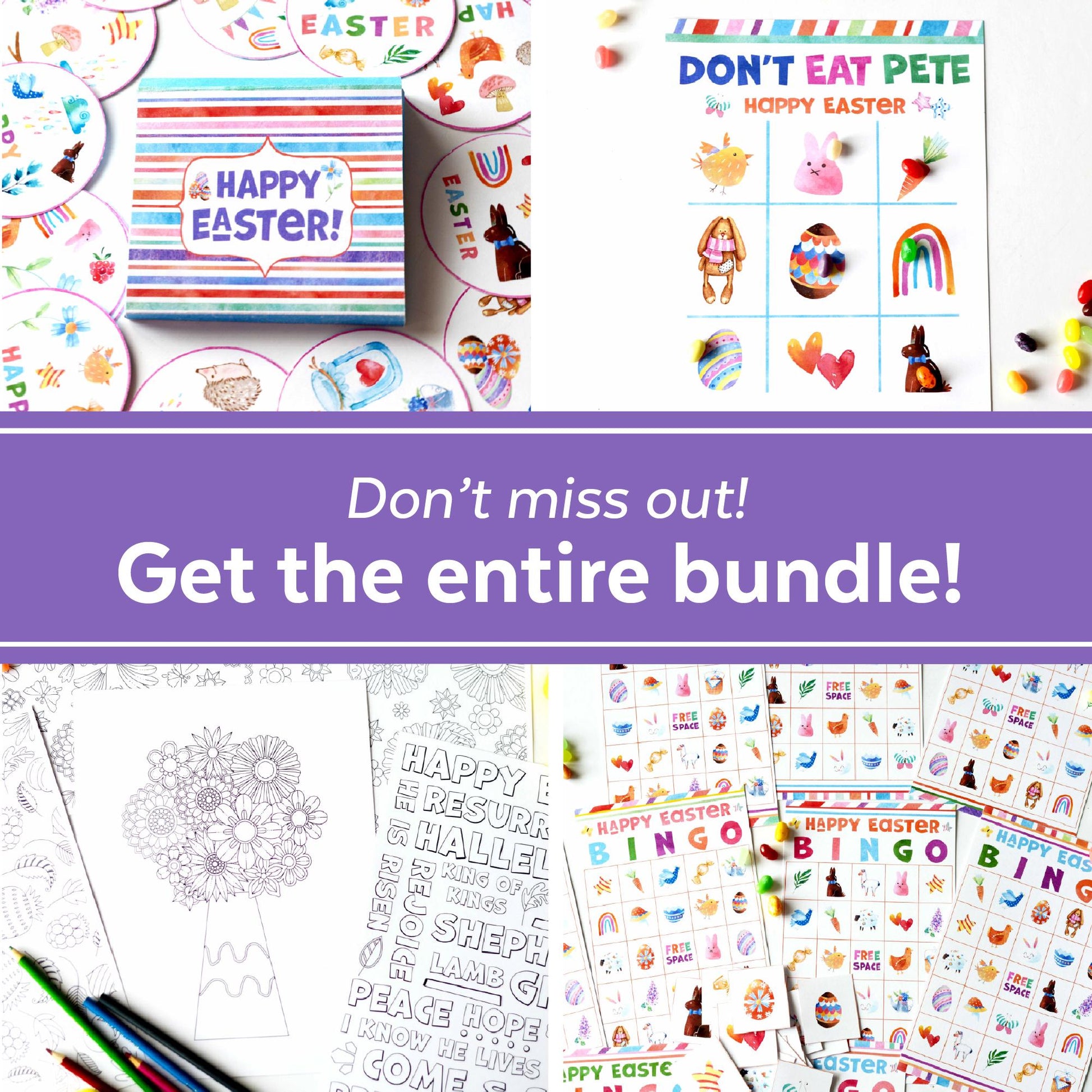 Easter Matching Game, Fun Printable Activity for Kids, Montessori Learning, Toddler Memory Game, Easter Egg Hunt, Instant Download