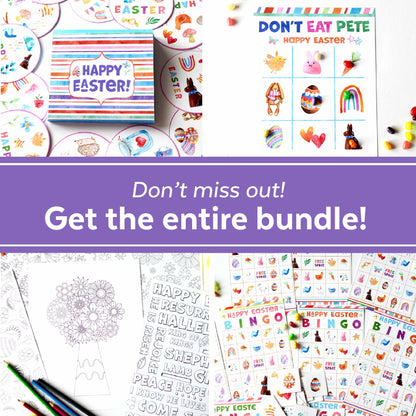 Easter Matching Game, Fun Printable Activity for Kids, Montessori Learning, Toddler Memory Game, Easter Egg Hunt, Instant Download