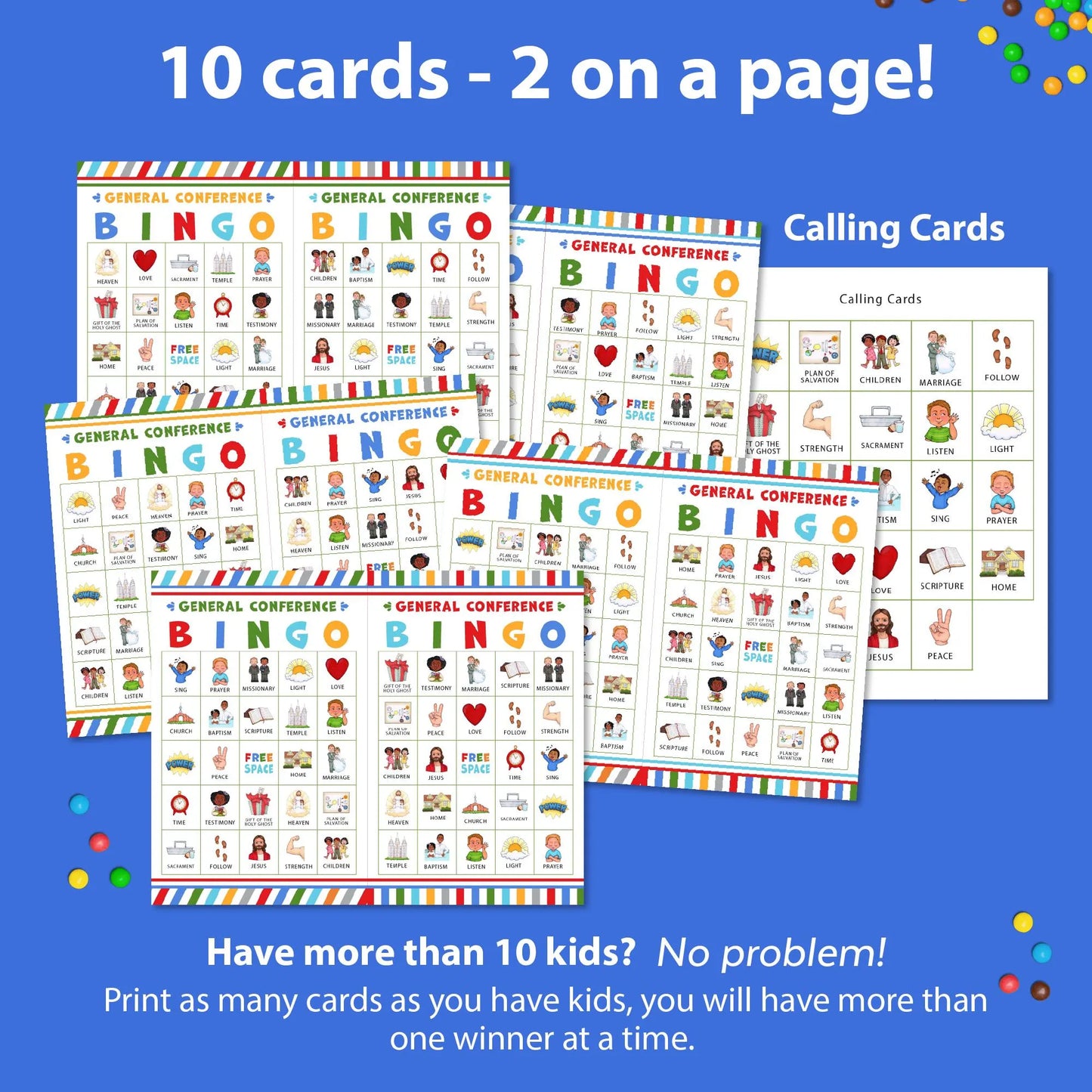 General Conference Activities Kids – Printable LDS Engagement Kit