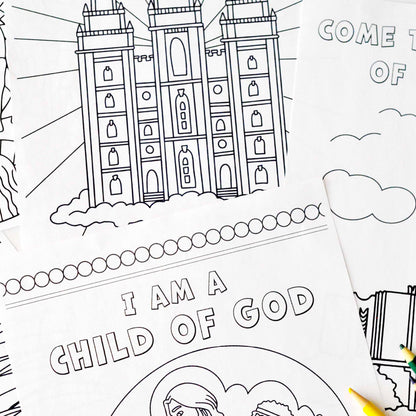 General Conference Activities Kids – Printable LDS Engagement Kit
