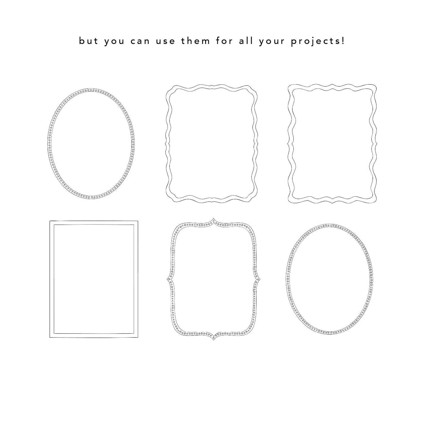 Coloring Page Borders, Beautiful Printable Designs, Adult Coloring Pages, Instant Download for Relaxation, Commercial Use