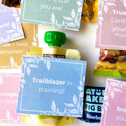 LDS Girls Camp Treat Tags, Printable Gift Tags, Pillow Treats, Tuck in Treats, Secret Sister Gifts, YW Ideas