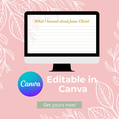 LDS Girls Camp Journal, Editable Printable Journal for Young Women, 2025 Camp Activities and Ideas, Digital Download, Camp Activity