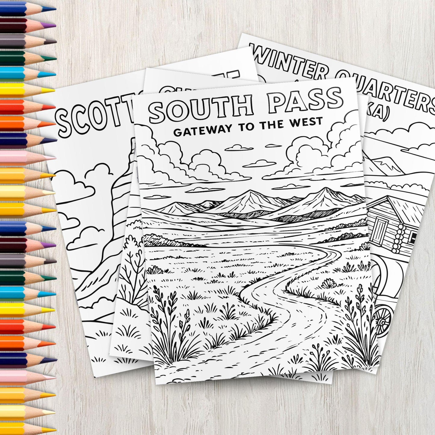 Pioneer Day Coloring Pages: LDS Kids Activities (PDF & JPG Downloadable Set)