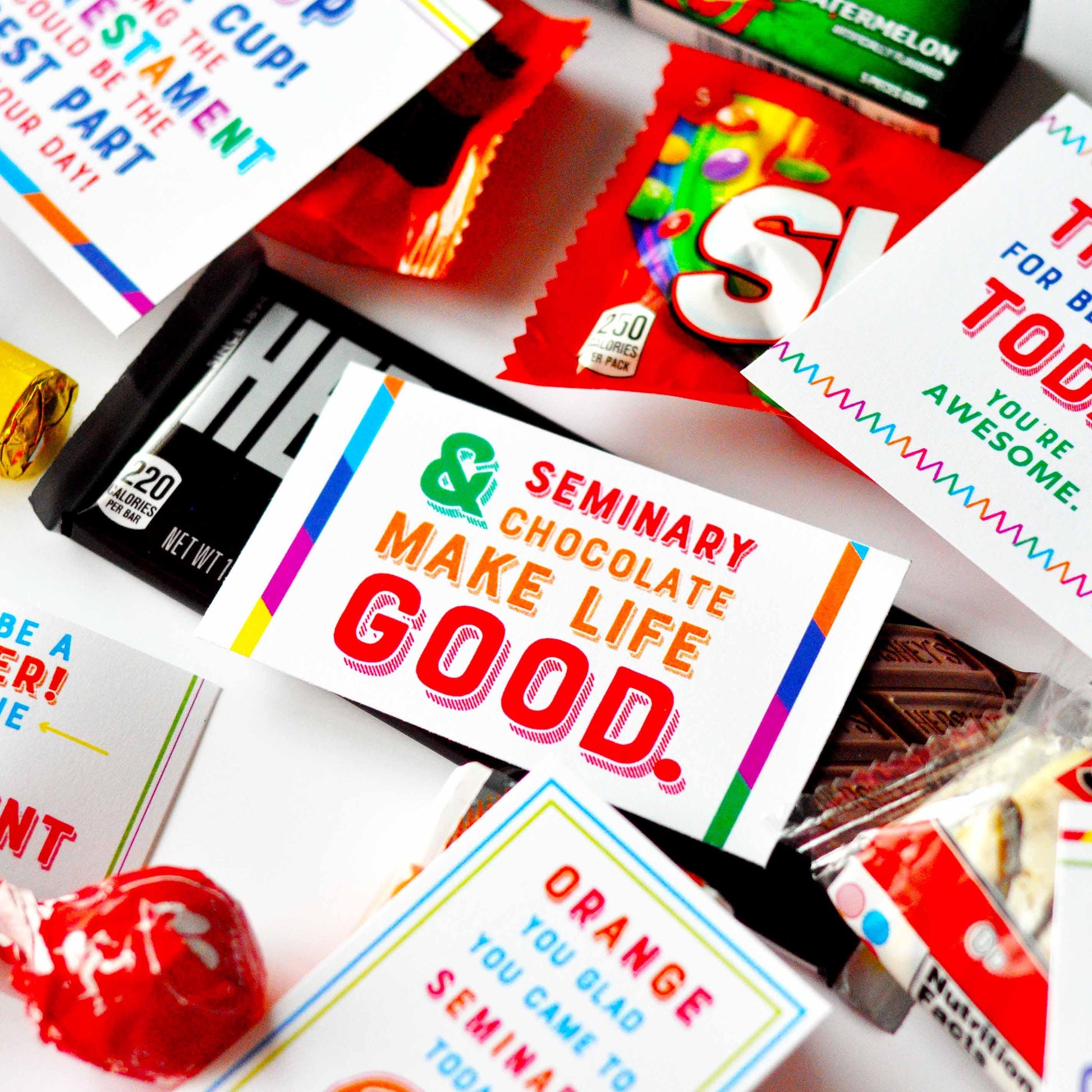 Old Testament Seminary Treat Tags – LDS Printable Scripture Snack Tags