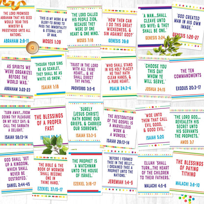 Old Testament Doctrinal Mastery Seminary Posters | LDS Seminary Helps | Digital Download