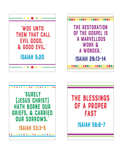 Old Testament Doctrinal Mastery Seminary Posters | LDS Seminary Helps | Digital Download