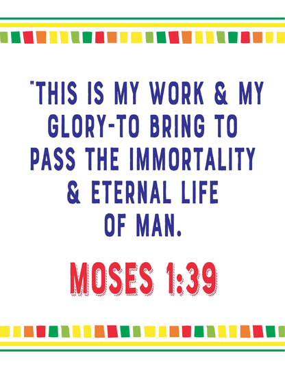 Old Testament Doctrinal Mastery Seminary Posters | LDS Seminary Helps | Digital Download