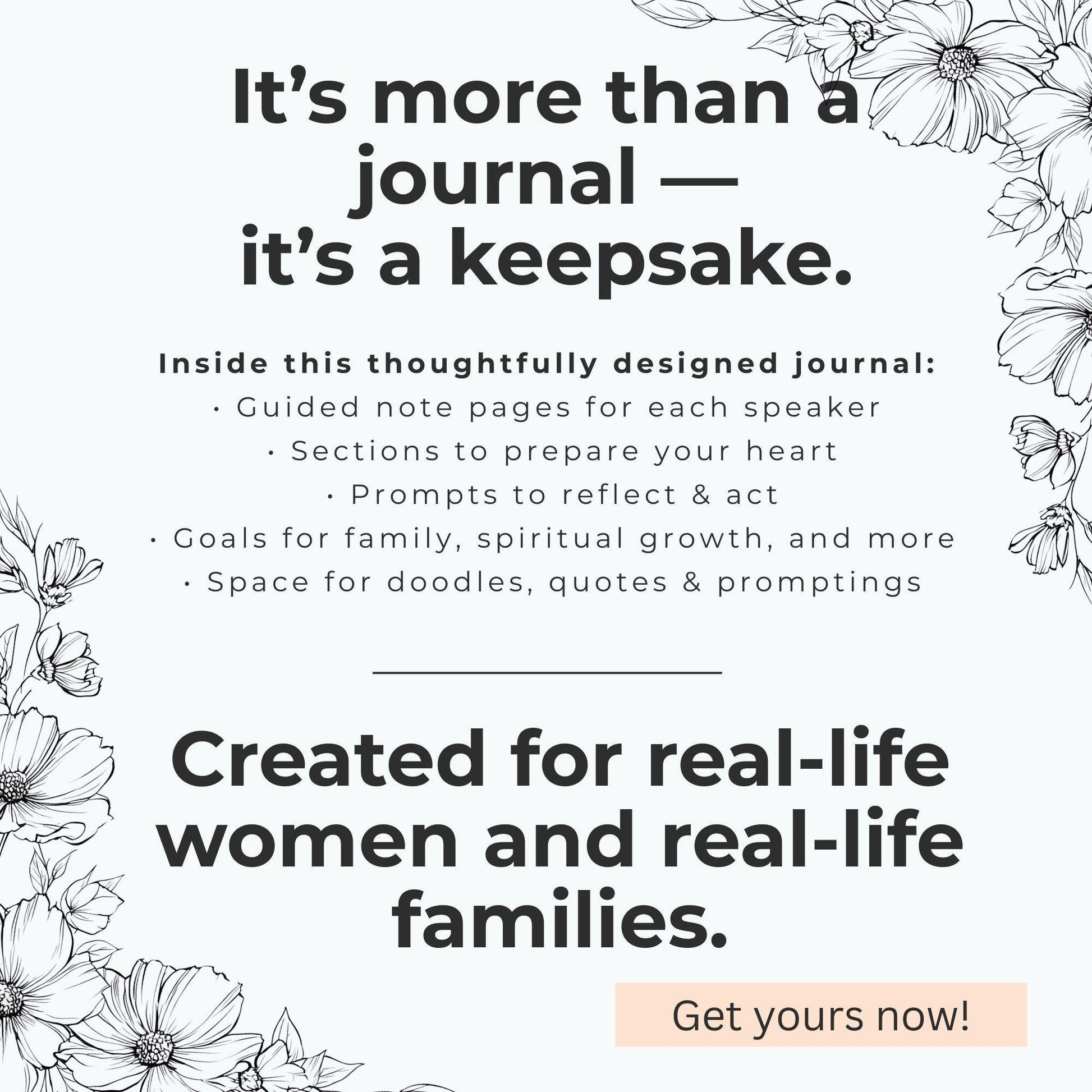 LDS General Conference Journal: LDS Study Guide, Editable With Canva (Instant Download)