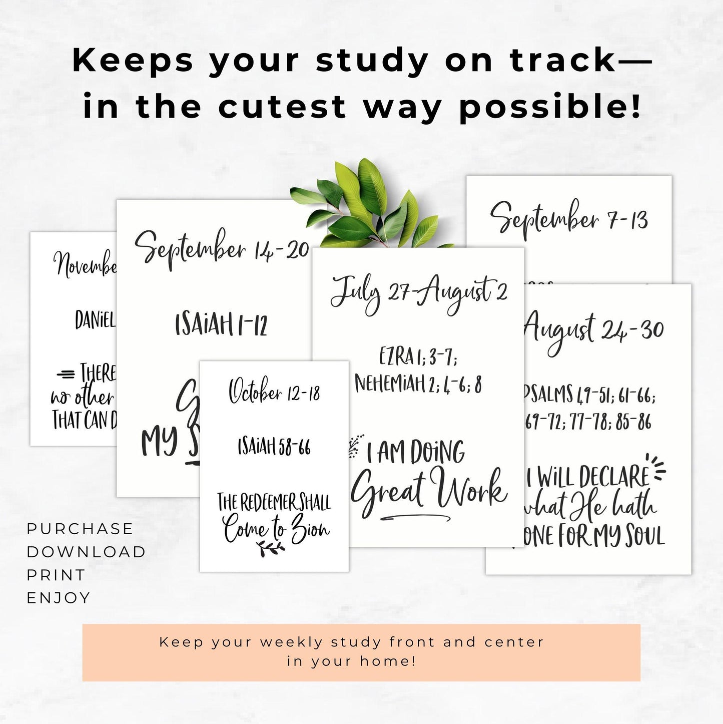 2026 Come Follow Me Weekly Prints, Old Testament Art, Digital Downloads for LDS Church Lessons