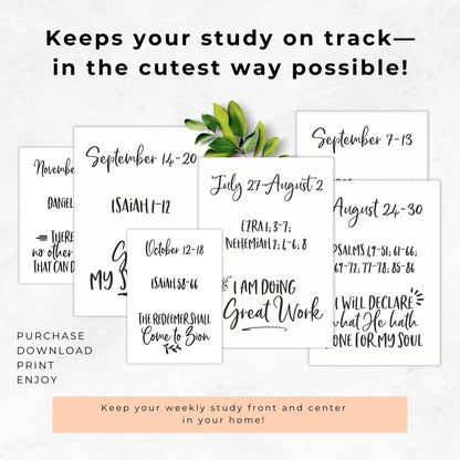 2026 Come Follow Me Weekly Prints, Old Testament Art, Digital Downloads for LDS Church Lessons