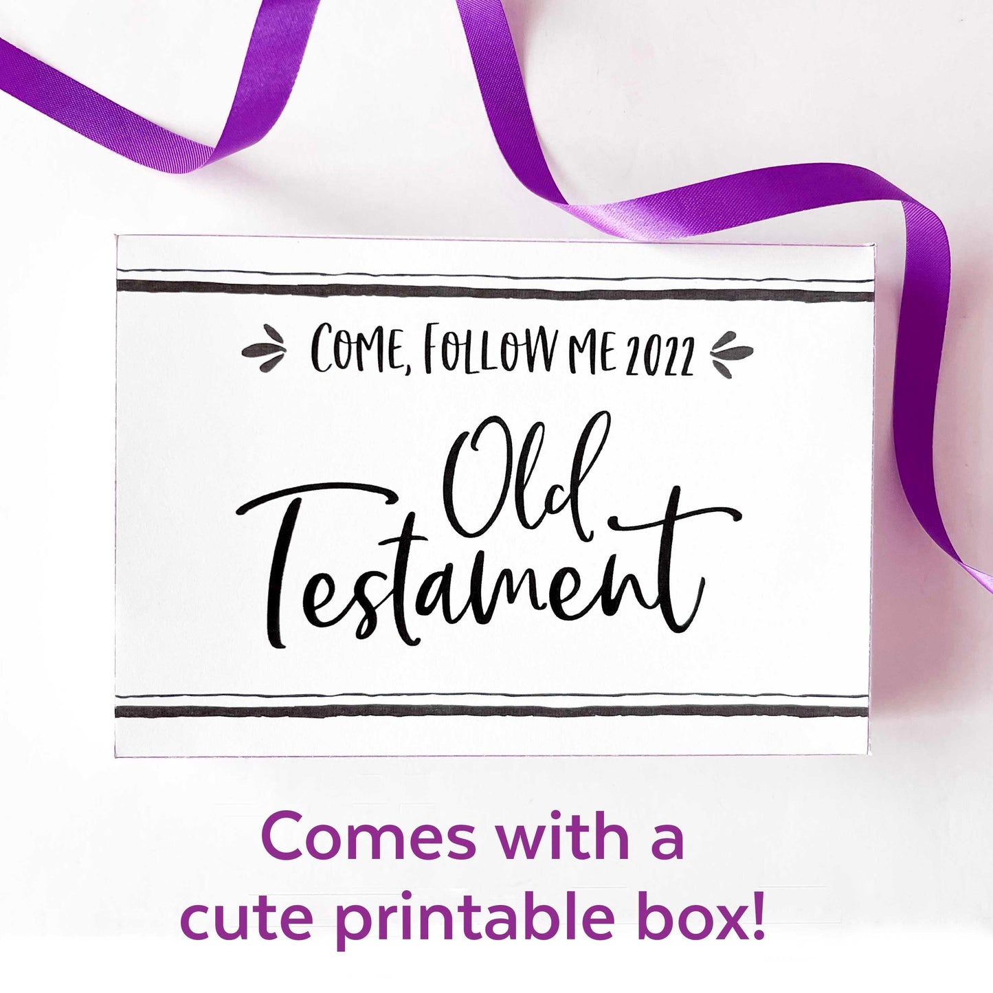 2026 Come Follow Me Bundle, LDS Old Testament Journal + Weekly Prints + Scripture Box (Digital Download)