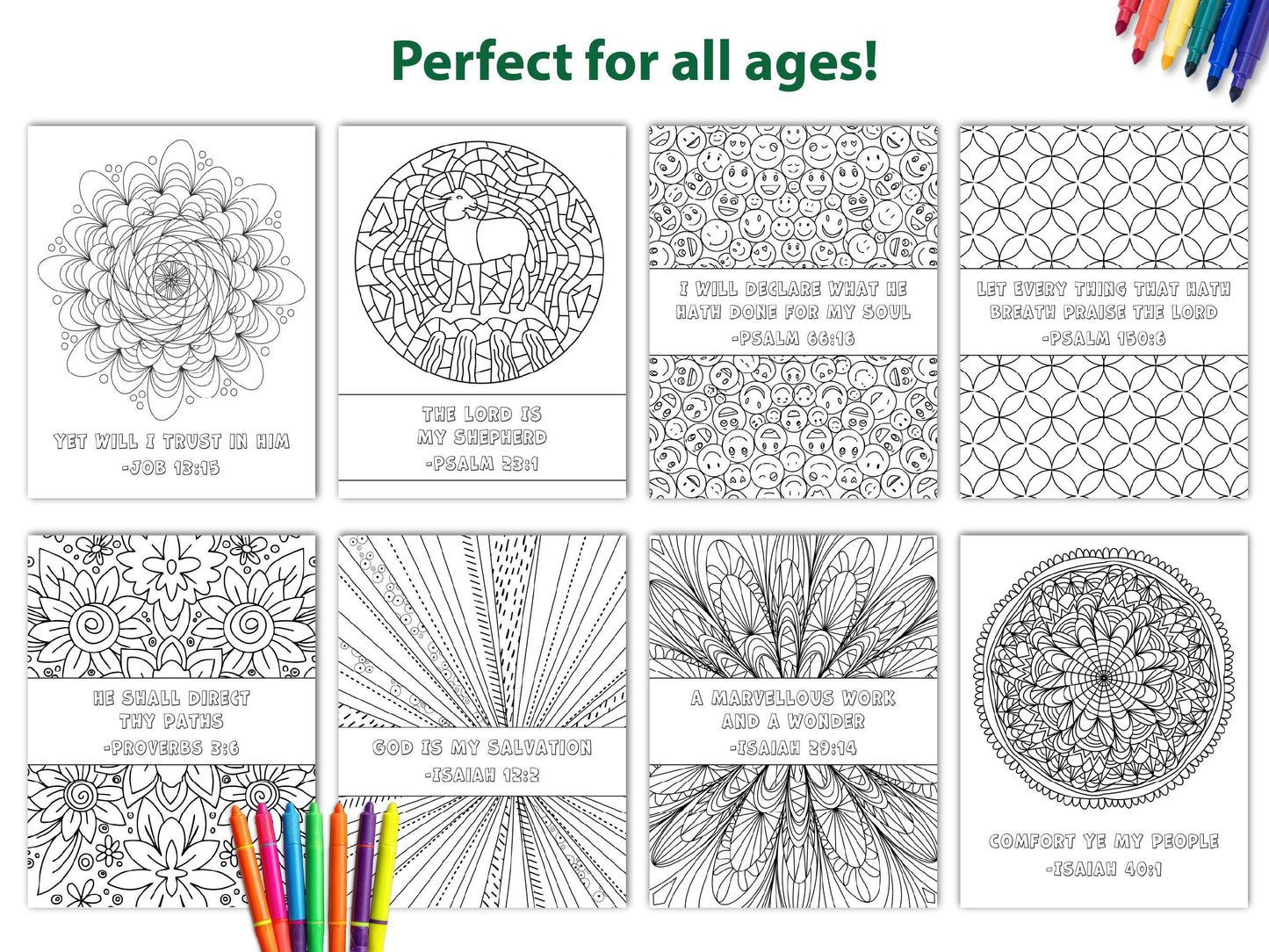 2026 Come, Follow Me: Old Testament Coloring Pages (Digital Download)