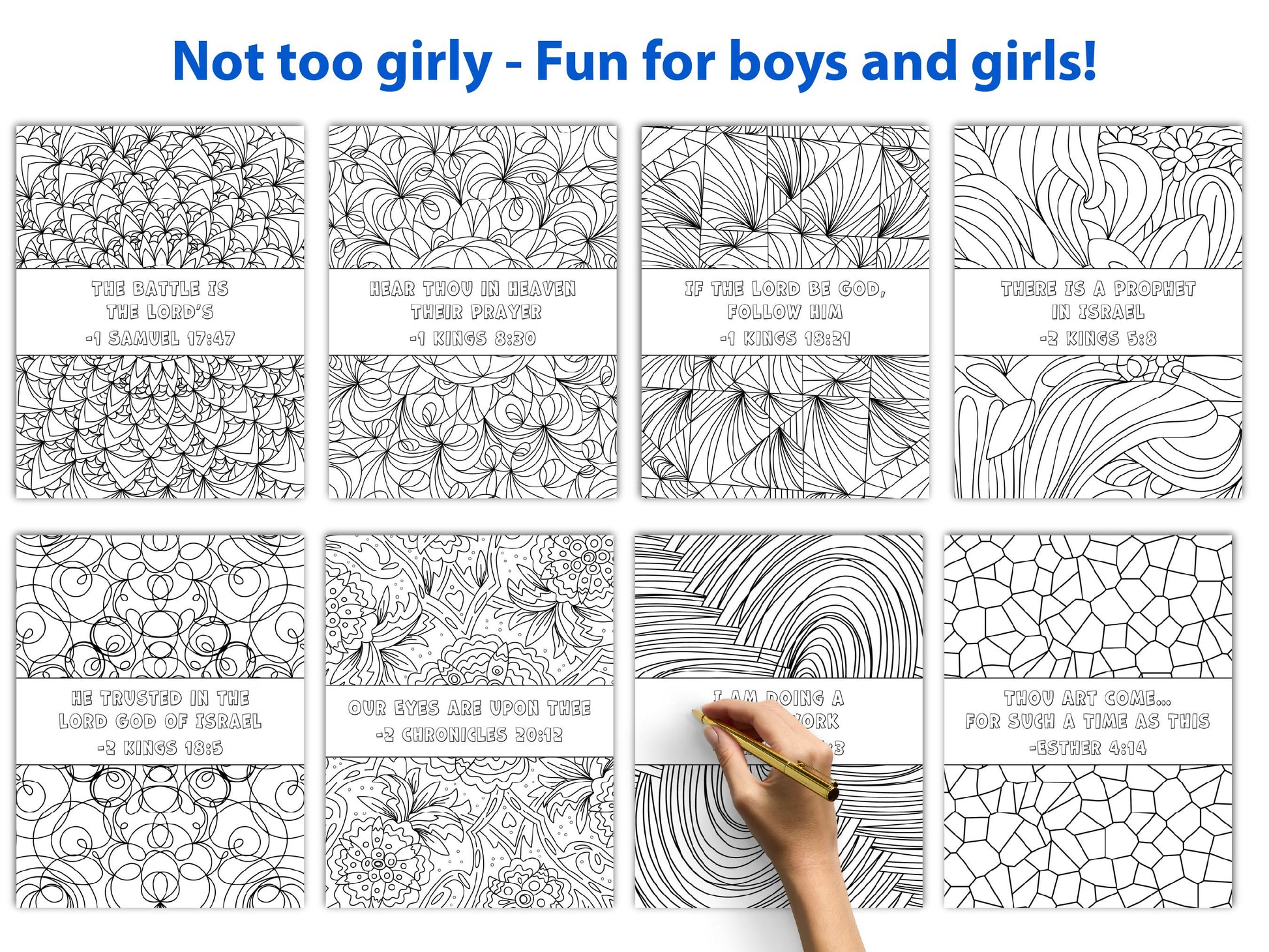 2026 Come, Follow Me: Old Testament Coloring Pages (Digital Download)