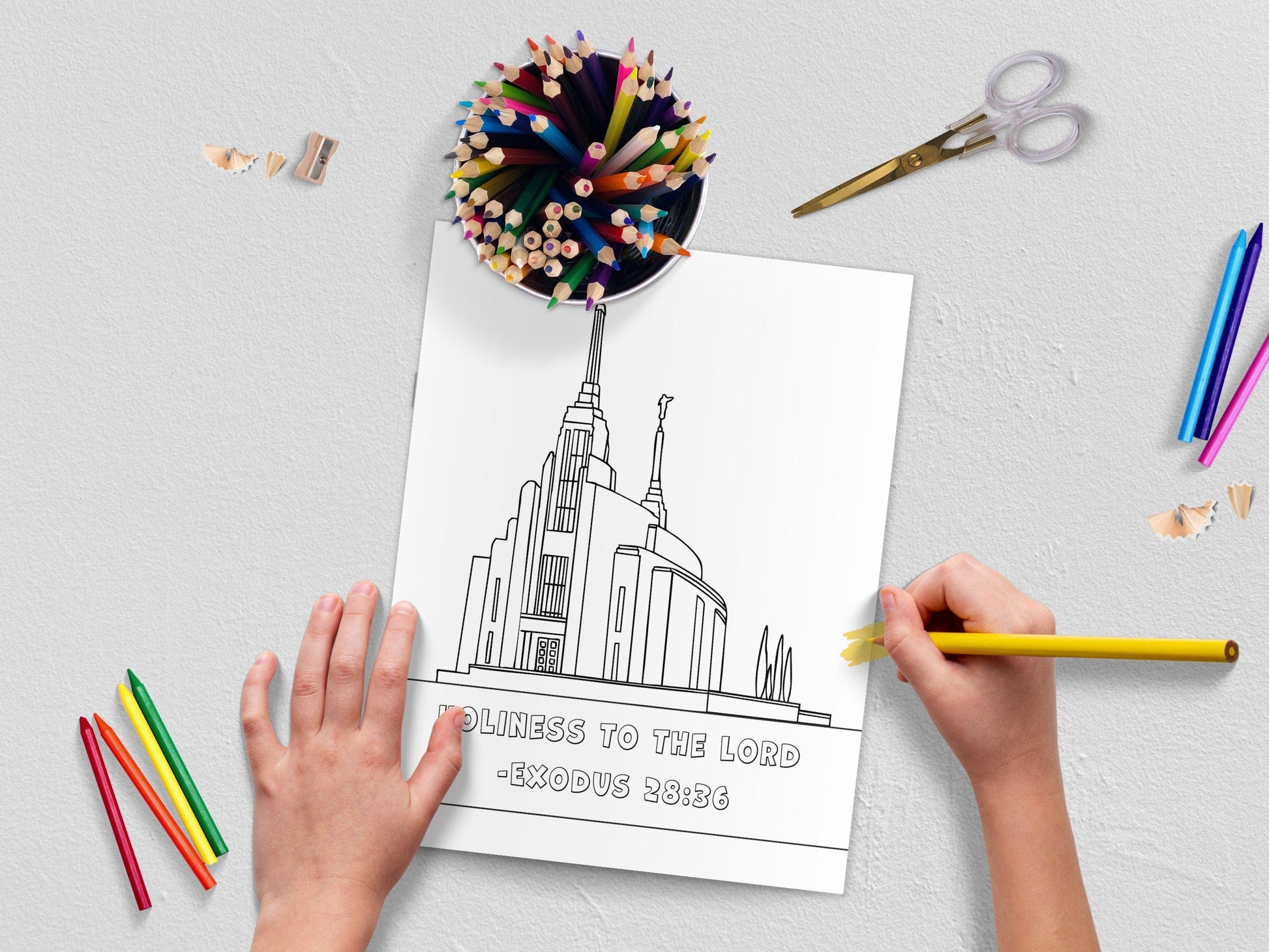 2026 Come, Follow Me: Old Testament Coloring Pages (Digital Download)