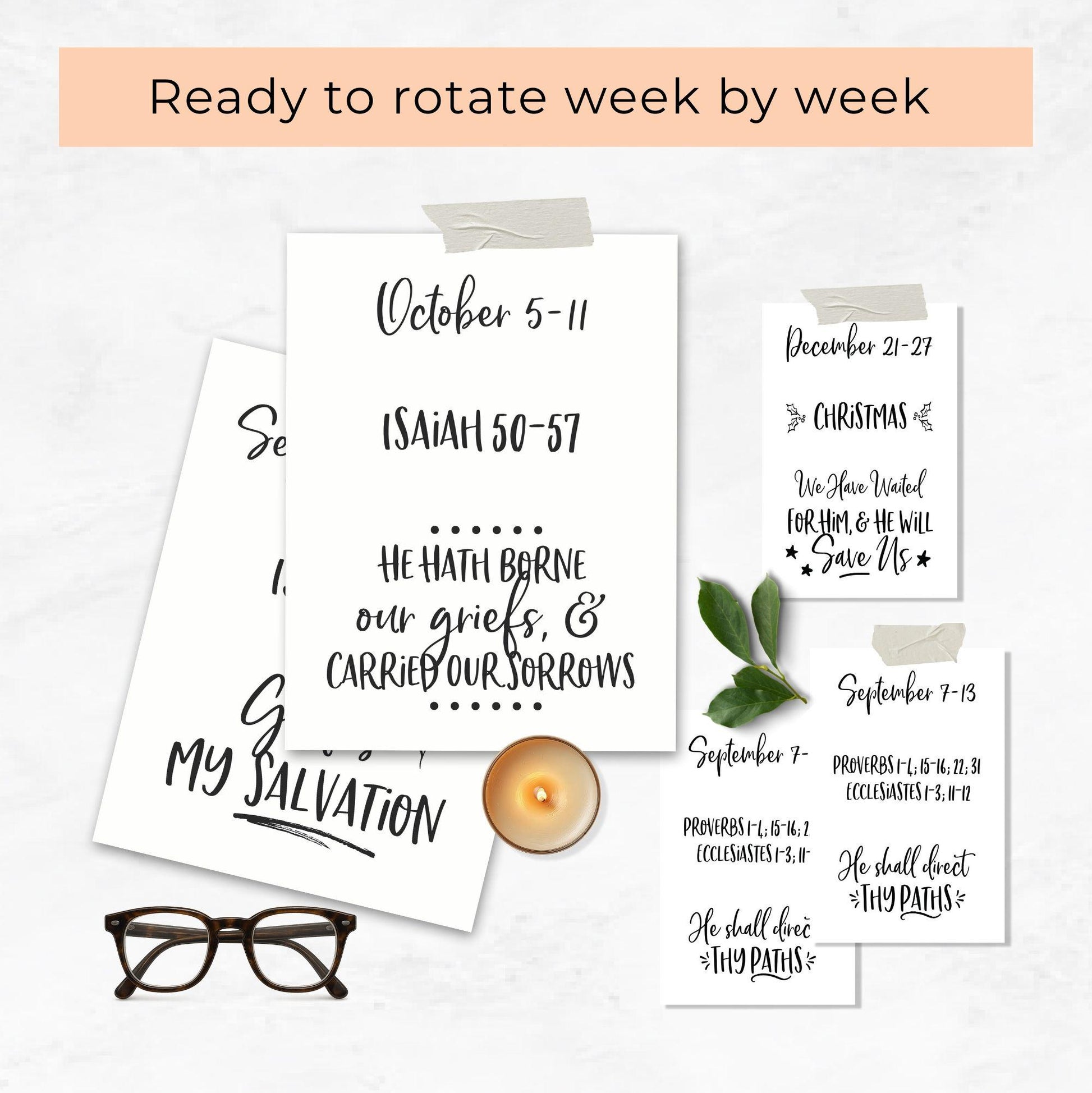 2026 Come Follow Me Weekly Prints, Old Testament Art, Digital Downloads for LDS Church Lessons