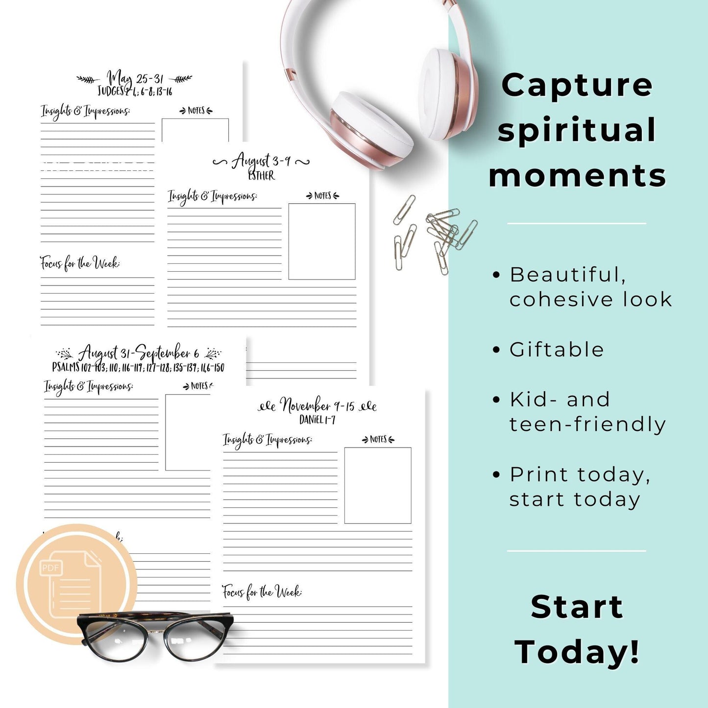 2026 Come Follow Me Journal, Old Testament Study Guide, Scripture Journal, LDS Gifts for Youth and Adults