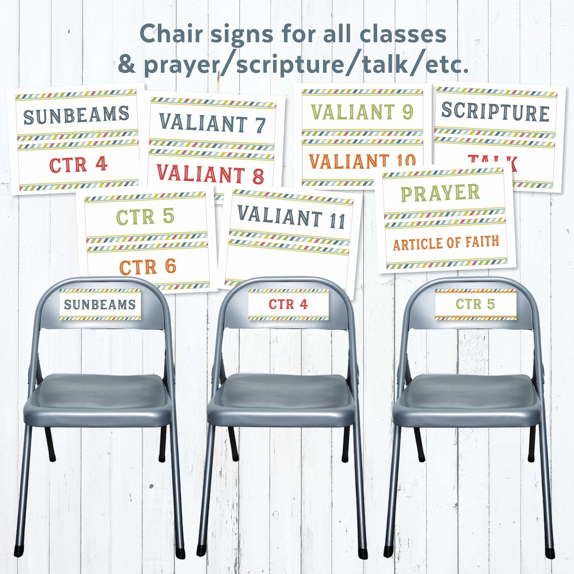 2026 Primary Kit, Old Testament Bulletin Board, Come Follow Me, Articles of Faith (Digital Download)