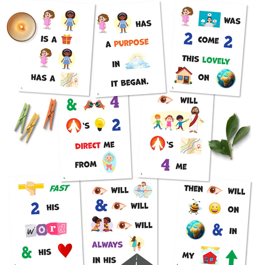 I Will Follow God's Plan - LDS Singing Time Flipchart for Primary Come, Follow Me (Digital Download)