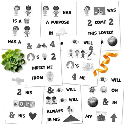 I Will Follow God's Plan - LDS Singing Time Flipchart for Primary Come, Follow Me (Digital Download)