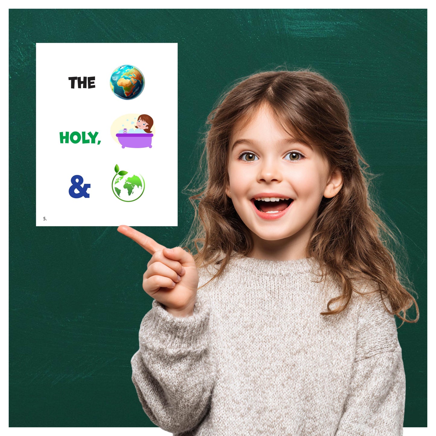 Holy Places - LDS Singing Time Flipchart for Primary Come, Follow Me (Digital Download)