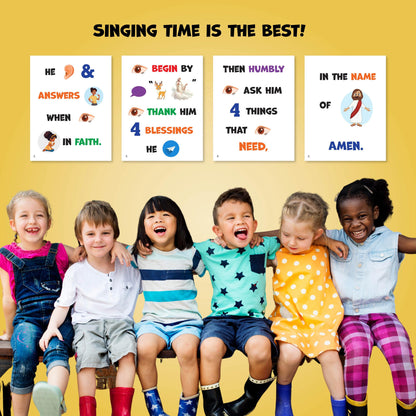 I Pray In Faith - LDS Singing Time Flipchart for Primary Come, Follow Me (Digital Download)