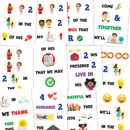 Teach Me To Walk In The Light - LDS Singing Time Flipchart for Primary Come, Follow Me (Digital Download)