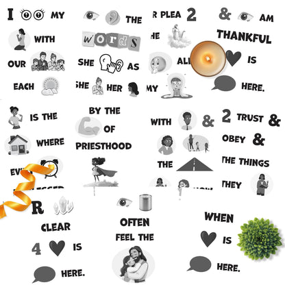 Love Is Spoken Here - LDS Singing Time Flipchart for Primary Come, Follow Me (Digital Download)