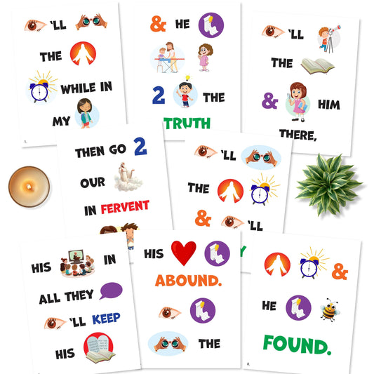 Seek The Lord Early - LDS Singing Time Flipchart for Primary Come, Follow Me (Digital Download)