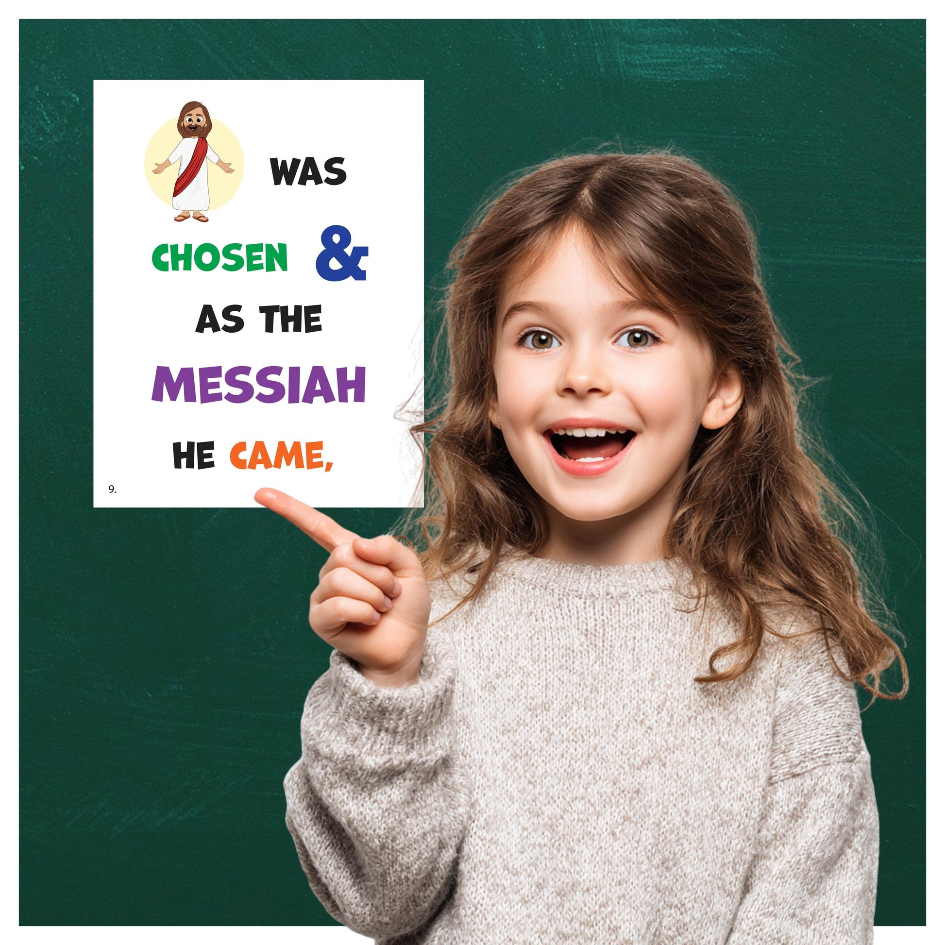 I Lived In Heaven - LDS Singing Time Flipchart for Primary Come, Follow Me (Digital Download)