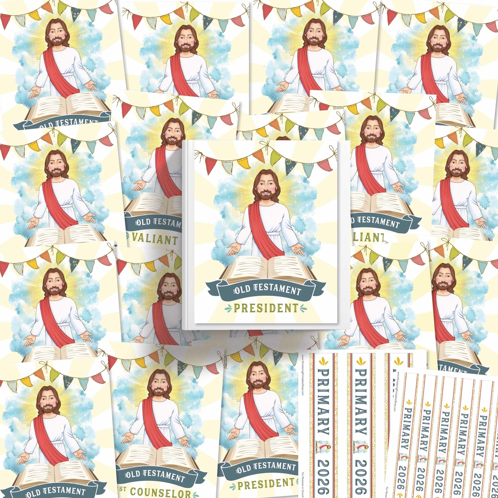 2026 Primary Kit, Old Testament Bulletin Board, Come Follow Me, Articles of Faith (Digital Download)