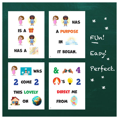 I Will Follow God's Plan - LDS Singing Time Flipchart for Primary Come, Follow Me (Digital Download)