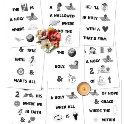 Holy Places - LDS Singing Time Flipchart for Primary Come, Follow Me (Digital Download)