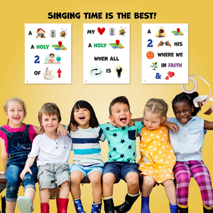 Holy Places - LDS Singing Time Flipchart for Primary Come, Follow Me (Digital Download)
