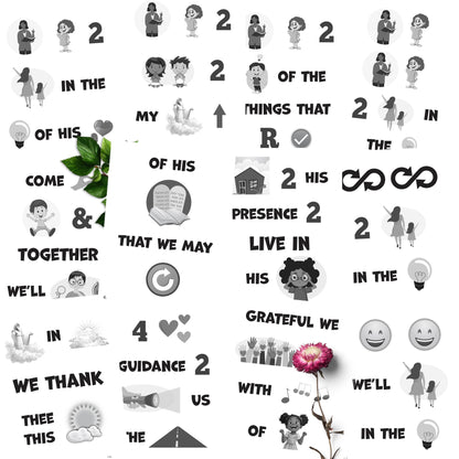 Teach Me To Walk In The Light - LDS Singing Time Flipchart for Primary Come, Follow Me (Digital Download)