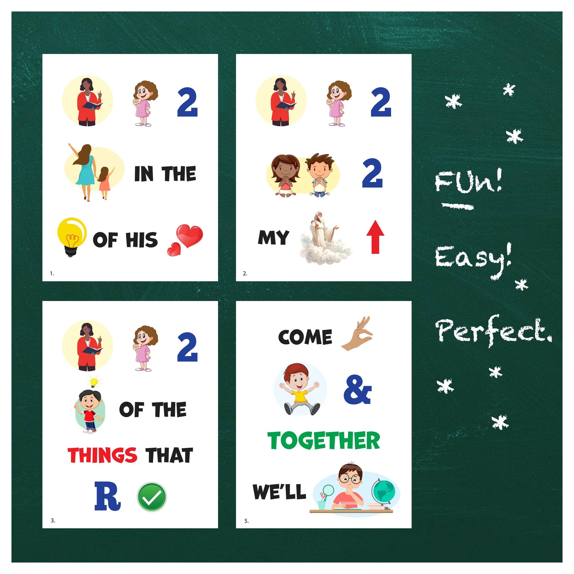 Teach Me To Walk In The Light - LDS Singing Time Flipchart for Primary Come, Follow Me (Digital Download)