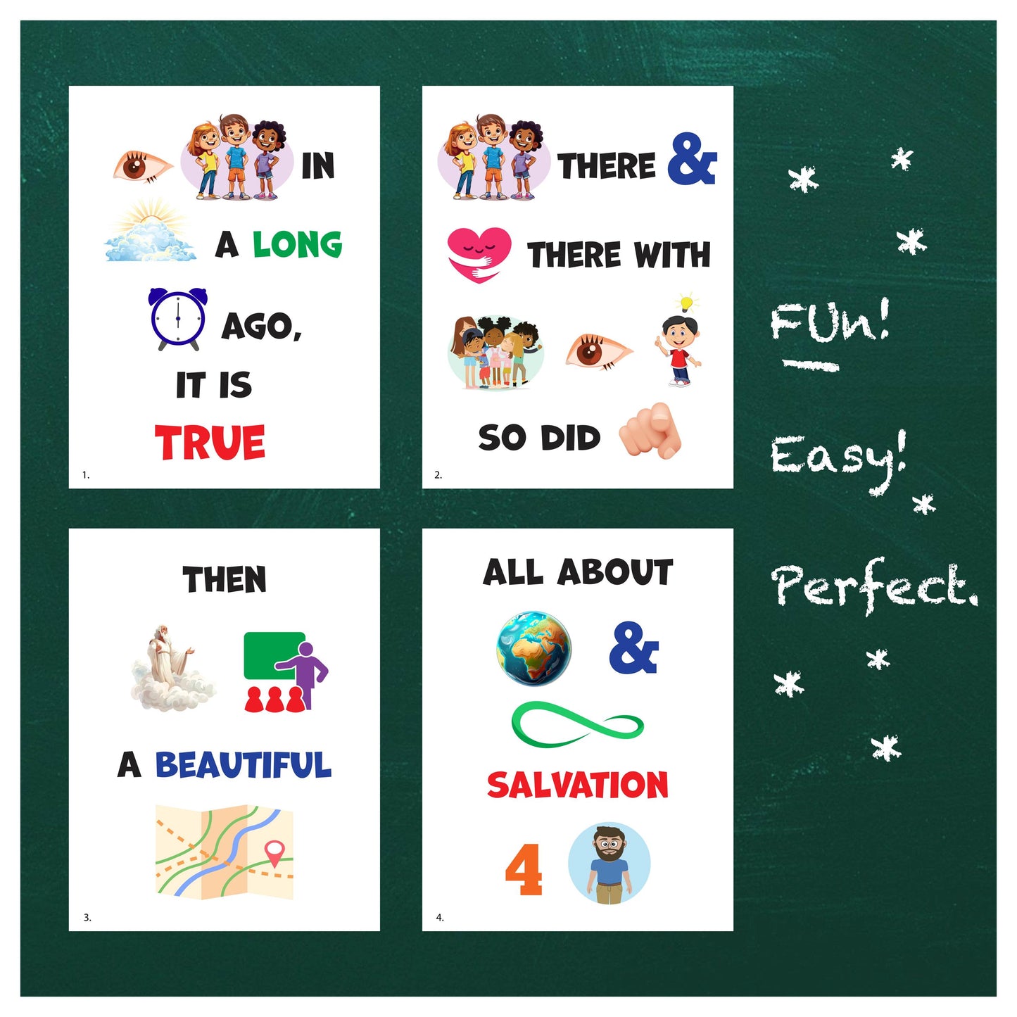 I Lived In Heaven - LDS Singing Time Flipchart for Primary Come, Follow Me (Digital Download)